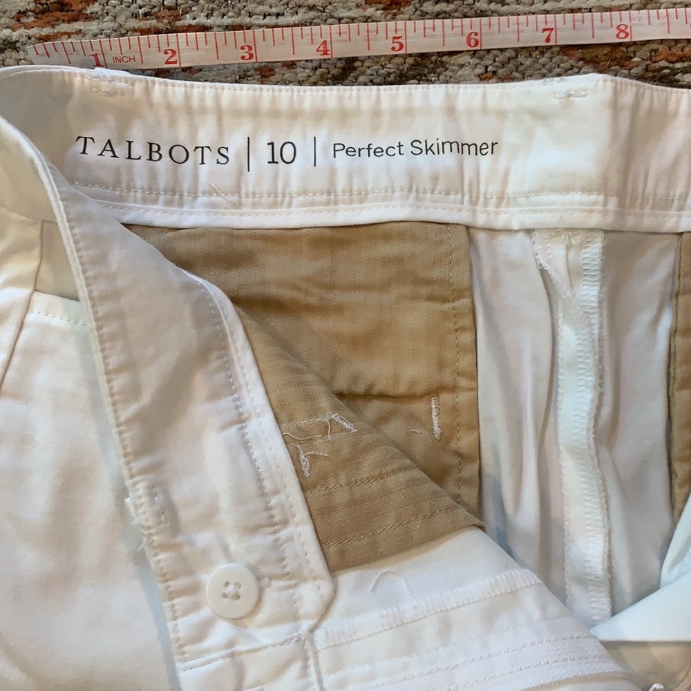 Talbot's Perfect Skimmer with ribbon trim
